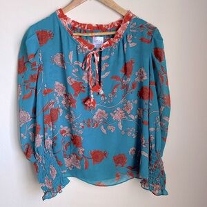 Misa Los Angeles floral top size xs